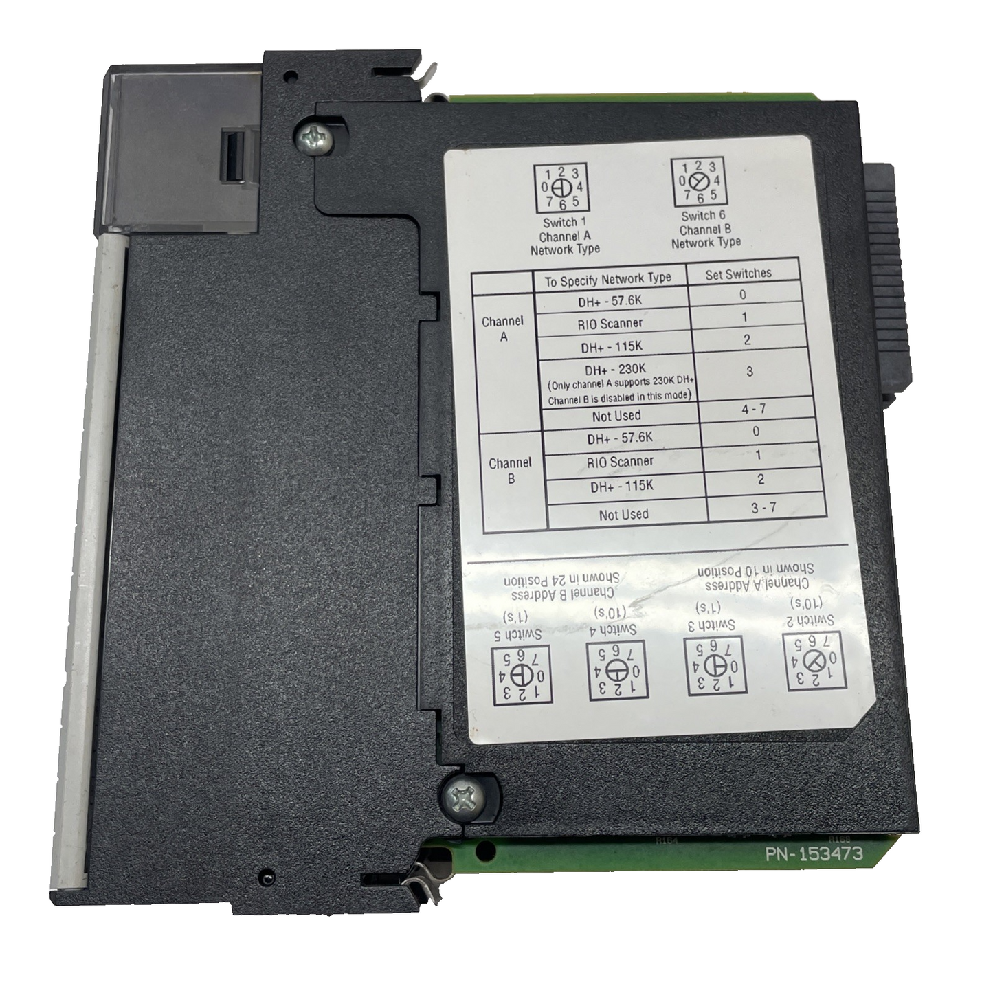 Allen‑Bradley 1756‑DHRIO Ser E Controllogix DH PLUS/RIO Comms Module
