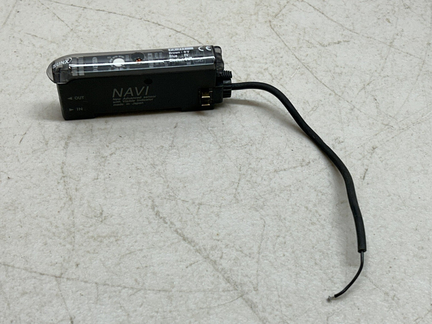 SUNX FX-311 / NAVI PHOTOELECTRIC SENSOR WITH VISIBLE INDICATOR / USED AS SAMPLE