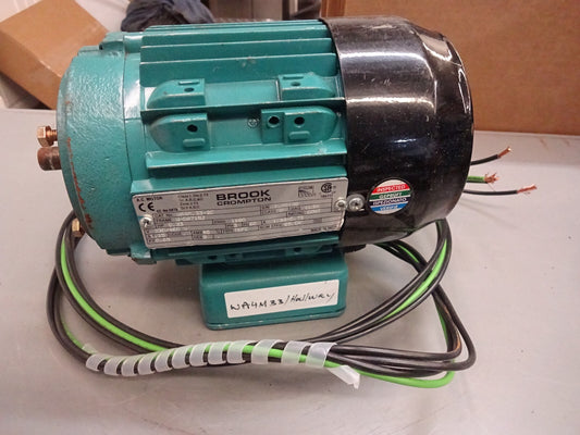 BROOK CROMPTON WA4M.33-2C / AC MOTOR W-DA71SJ FRAME / 0.33HP 3PH 230/460V 60HZ