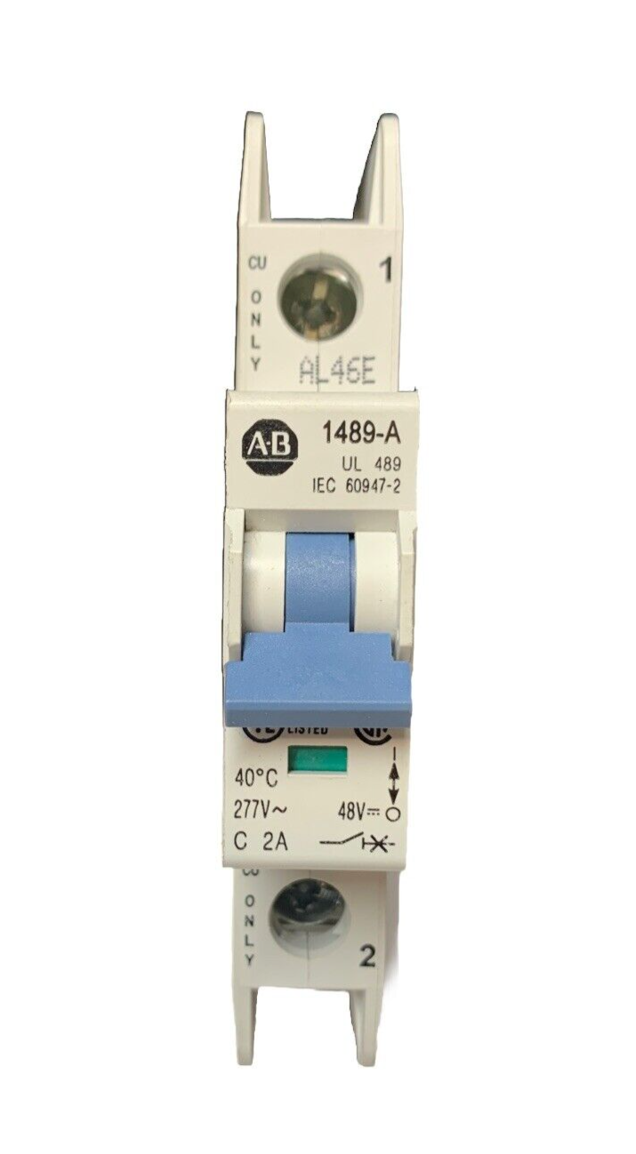 ALLEN BRADLEY 1489-A CIRCUIT BREAKER SER. A 2AMP
