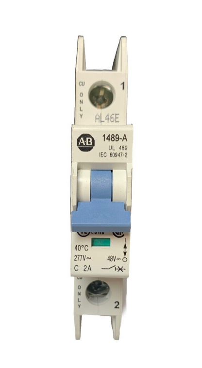 ALLEN BRADLEY 1489-A CIRCUIT BREAKER SER. A 2AMP
