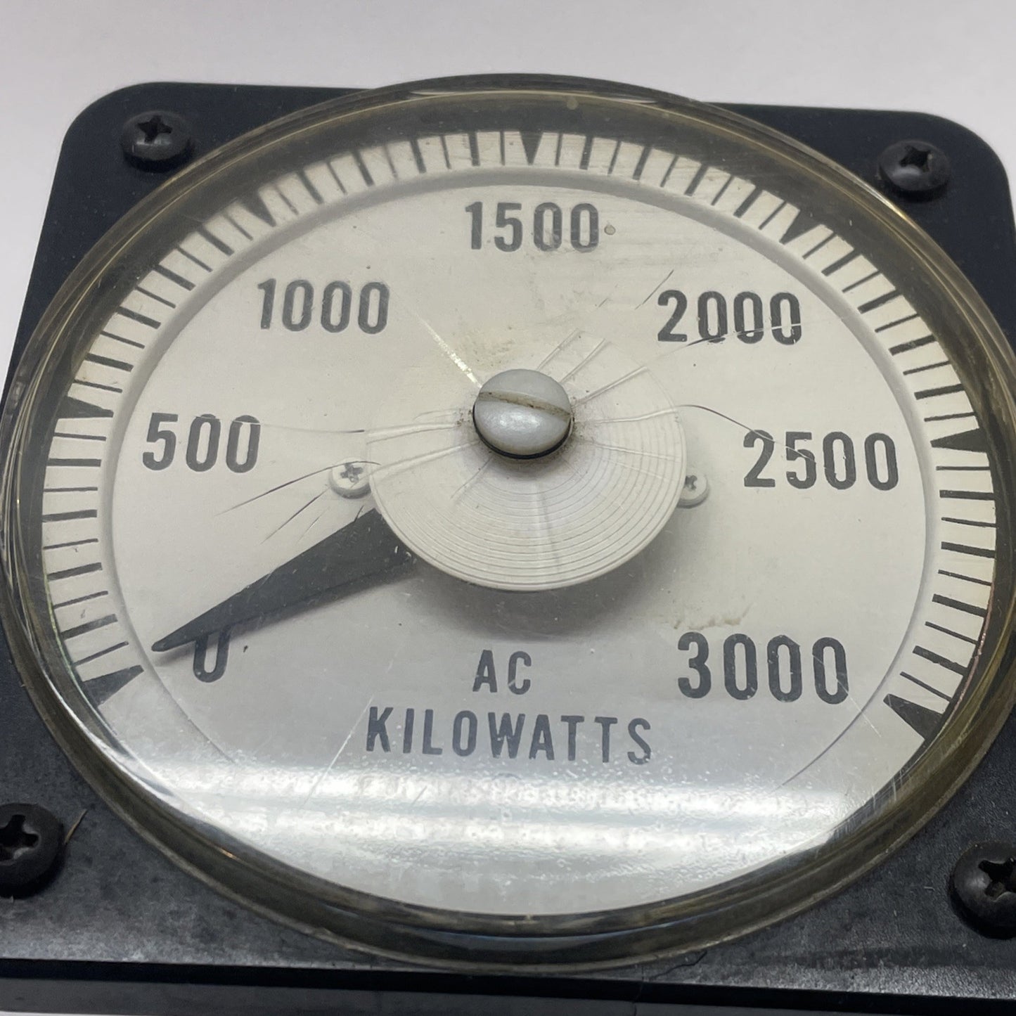 GE Yokogawa 103221ARET7DKC 0-3000 AC Kilowatts Meter 5A 120VAC
