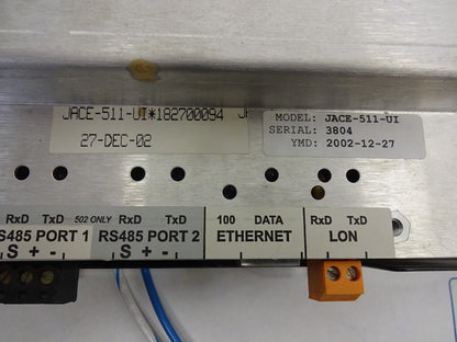 TRIDIUM INC JACE-511-UI / JACE-511 / CONTROLLER MODULE