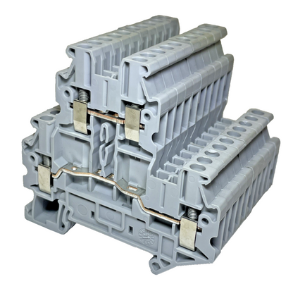 (LOT OF 10) Phoenix Contact UTTB 2,5 Dual-Level DIN Rail Terminal Block 3044636