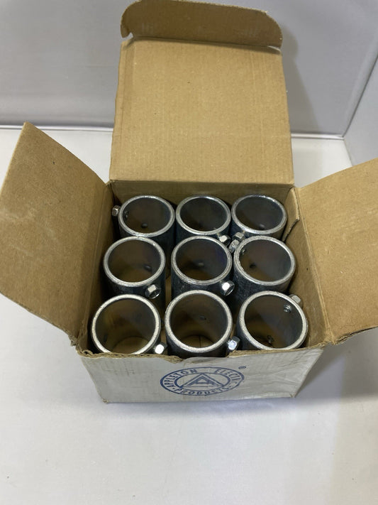 LOT OF 9 APPLETON SNTCC-100, 1" STEEL THREADLESS COUPLING NEW-OPEN BOX