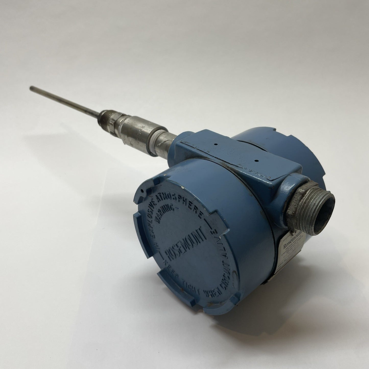 Rosemount Model 444RL2D1A2NA RTD Temp Transmitter Span 70/210 °C