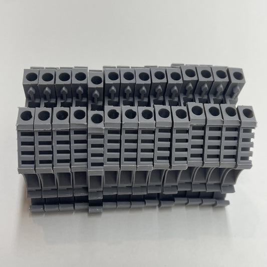 (LOT OF 14) MI Euro 2.5 EN 60947-7-1 Terminal Block, 750V  2.5MM