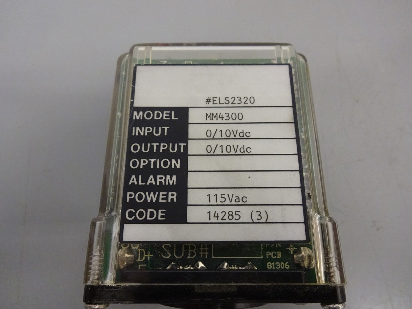 Wilkerson MM4300 Mighty Module Isolated Transmitter 8-Pin Plug-In