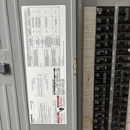 Siemens S4040B1200 ES Series 200A Main Breaker Load Center 120/240V