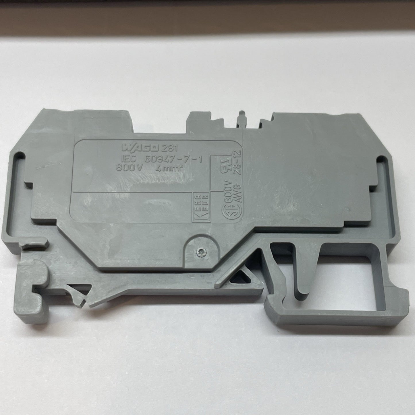 (LOT OF 52) WAGO 281 IEC-60947-7-1 TERMINAL  800V 4MM 2-POLE