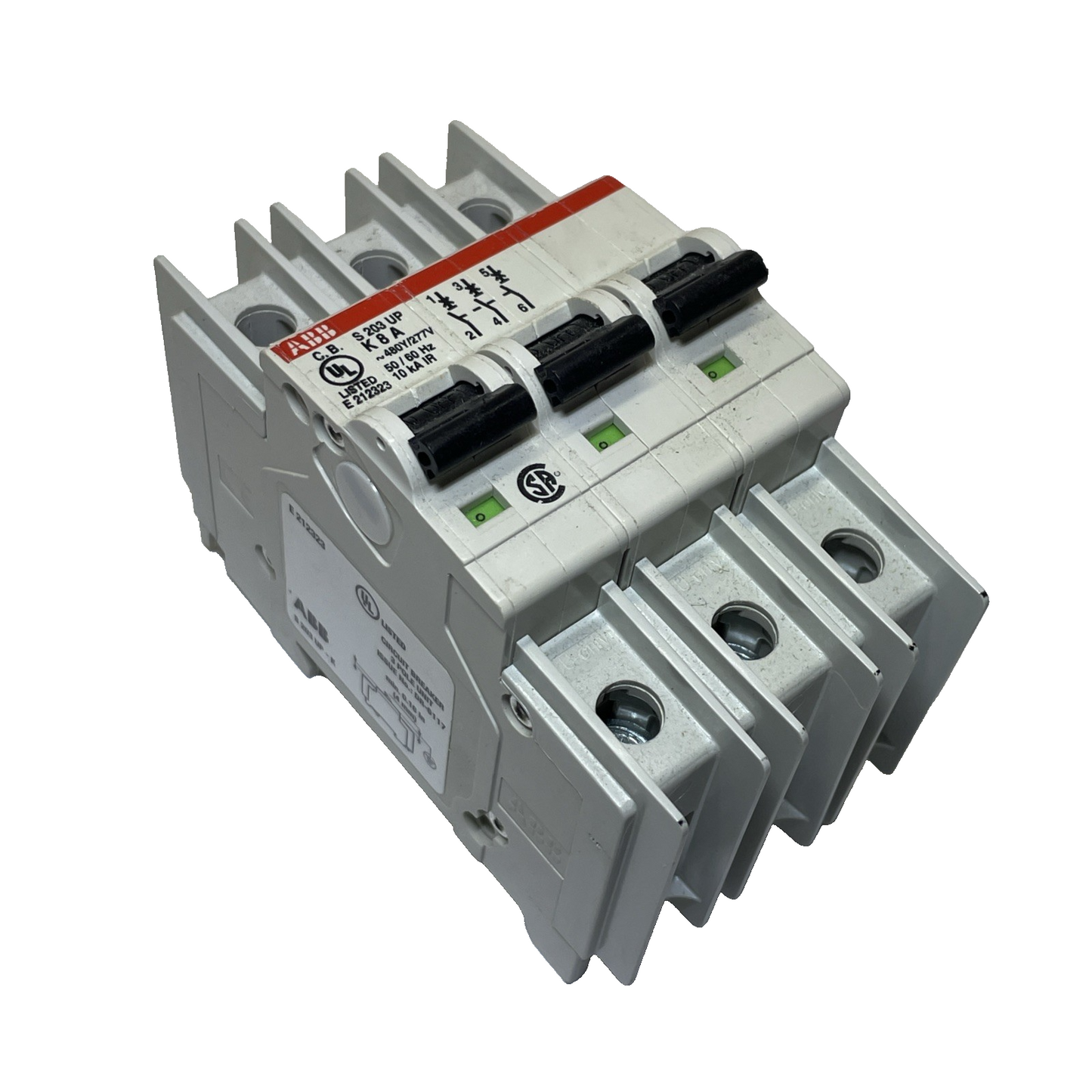 1PC ABB S203UP-K8A Circuit Breaker 8A 480Y/277V E212323