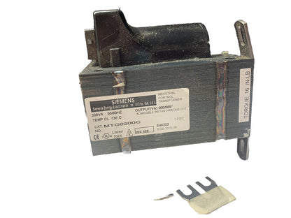 SIEMENS MTG0200C / INDUSTRIAL CONTROL TRANSFORMER / 200VA 50/60Hz / NEW