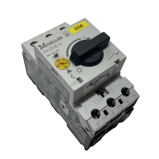 Moeller PKZM0-4 (Ser. 3) Motor Protective Circuit Breaker 3-Pole 2.5-4A