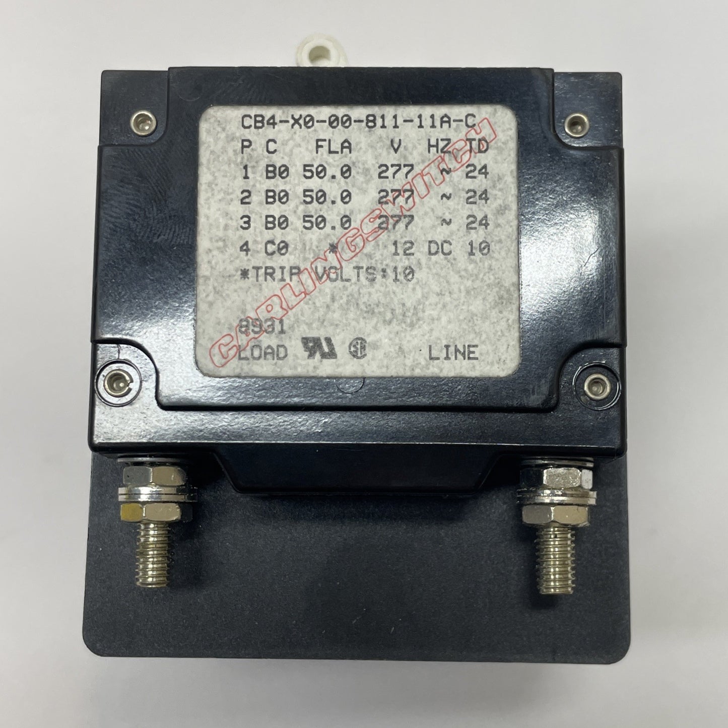 CARLING SWITCH CB4-X0-00-811-11A-C BOLT IN CIRCUIT BREAKER 277V 4POLE **READ**
