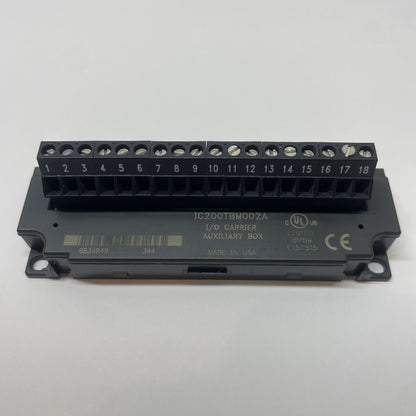 GE/Emerson VersaMax IC200TBM002A I/O Carrier Auxiliary Box / Terminal Strip