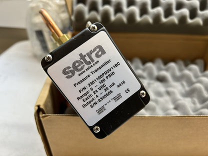 SETRA 2301100PD3V11BC / 230 SERIES PRESSURE TRANSDUCER 0-100 PSID / NEW