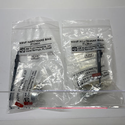 KB Electronics KBVF Hardware Bag F36931  LOT / EXTRA - SEE PHOTOS