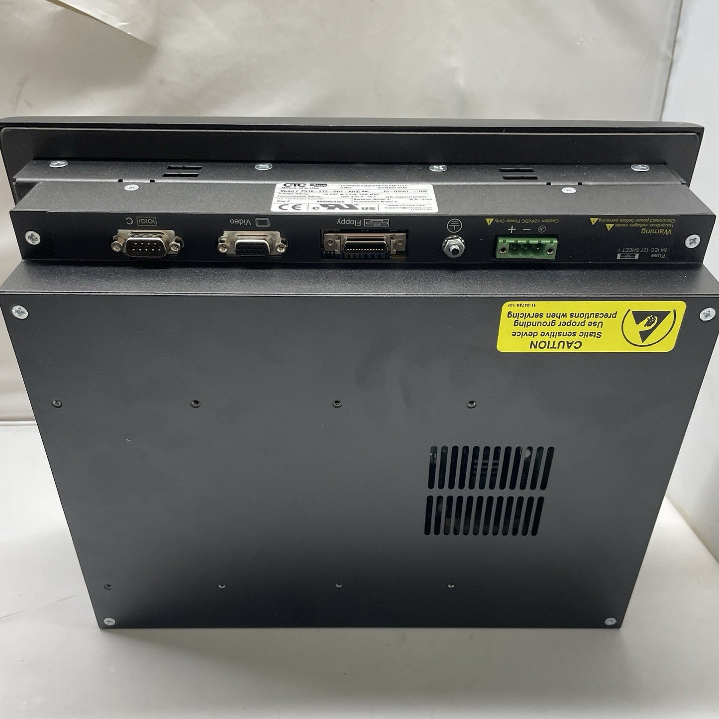 CTC P.A. PS10-2T2-DD1-AD3 Operator Interface Panel, Functional - Bad screen