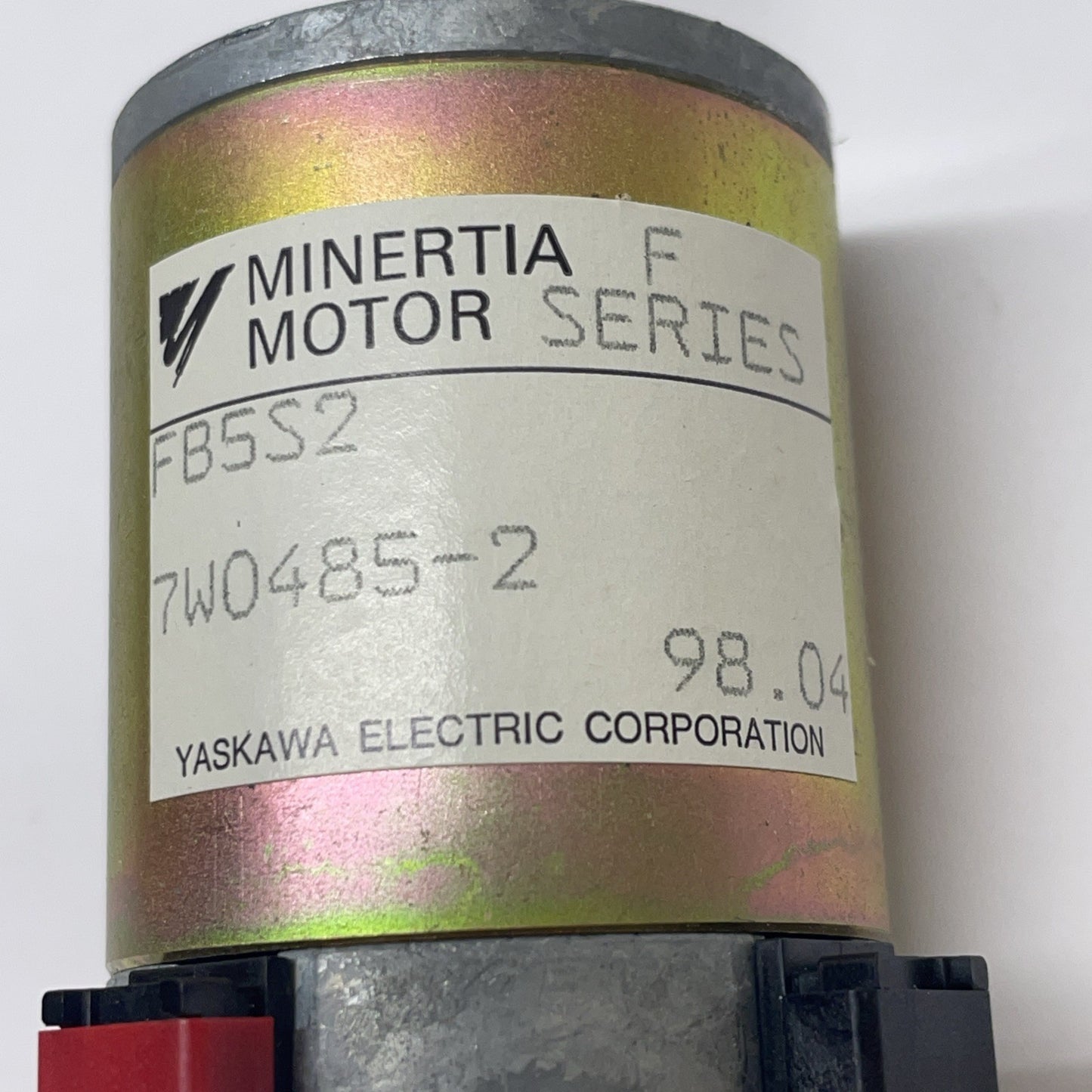 Yaskawa FB5S2 Minertia Servo Motor 7W0485-2 F Series