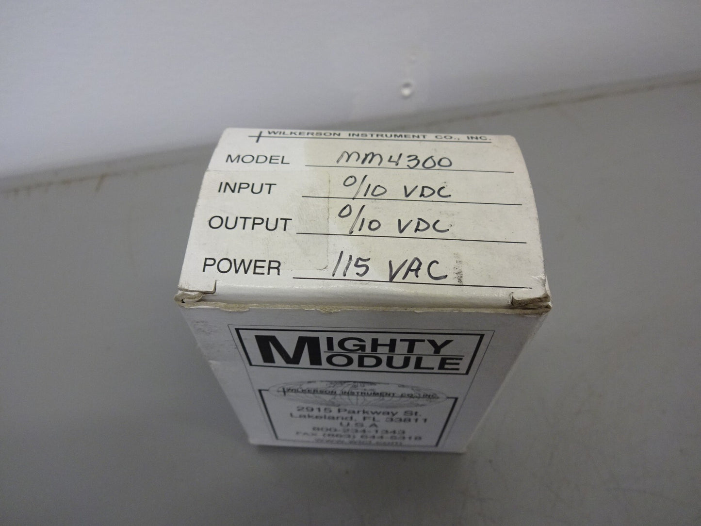 Wilkerson MM4300 Mighty Module Isolated Transmitter 8-Pin Plug-In