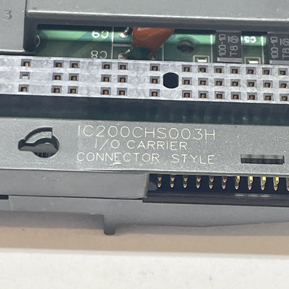 GE FANUC Versamax IC200CHS003H Connector-Style I/O Carrier Module