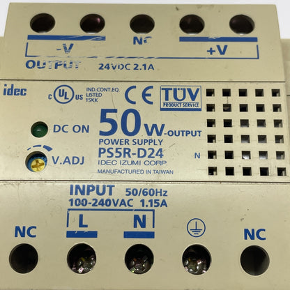 IDEC PS5R-D24 Switching Power Supply 24V 2.1A 50W