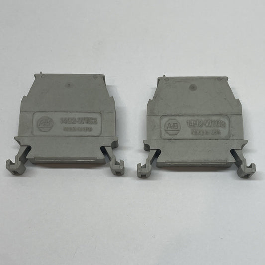 (LOT FO 2) Allen Bradley 1492-WTC3E, TYPE K Two Pole Thermocouple Block