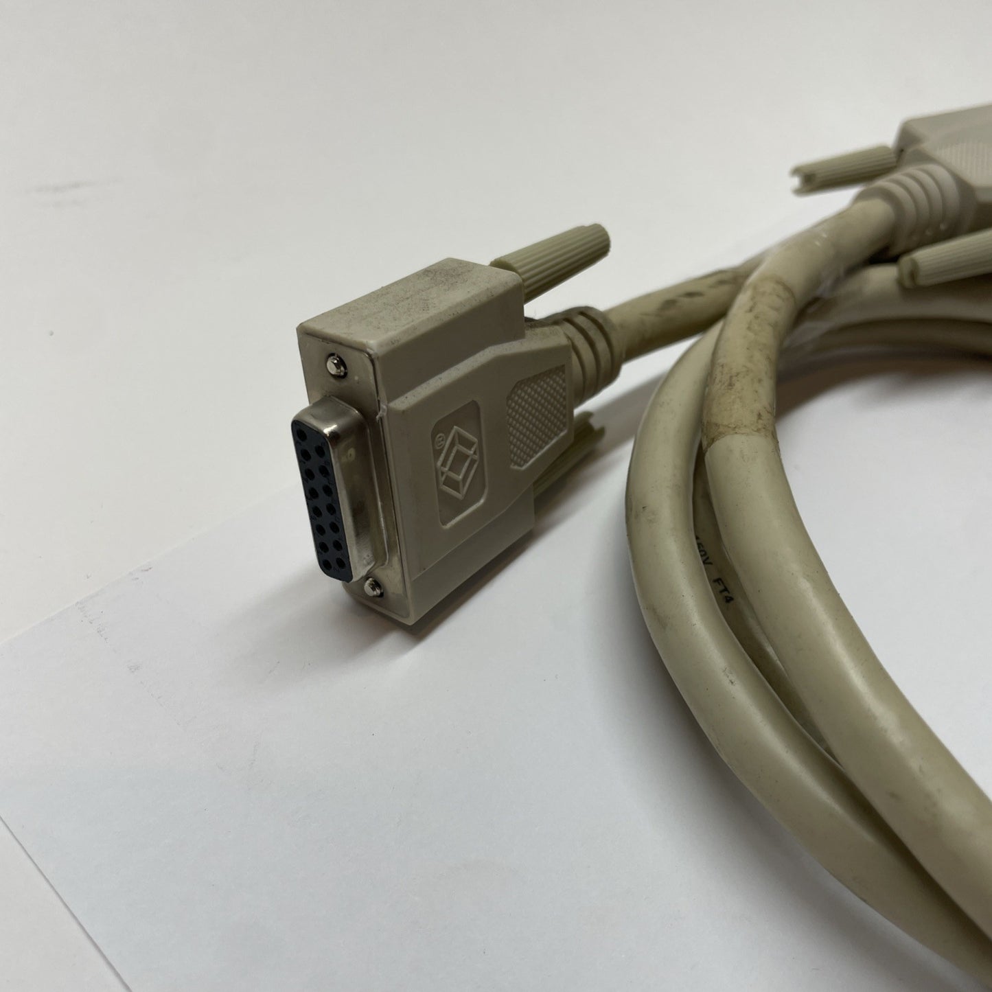 Double Ended Cordset VGA 15 Pin Male/Female Connector 5ft Cable E120414