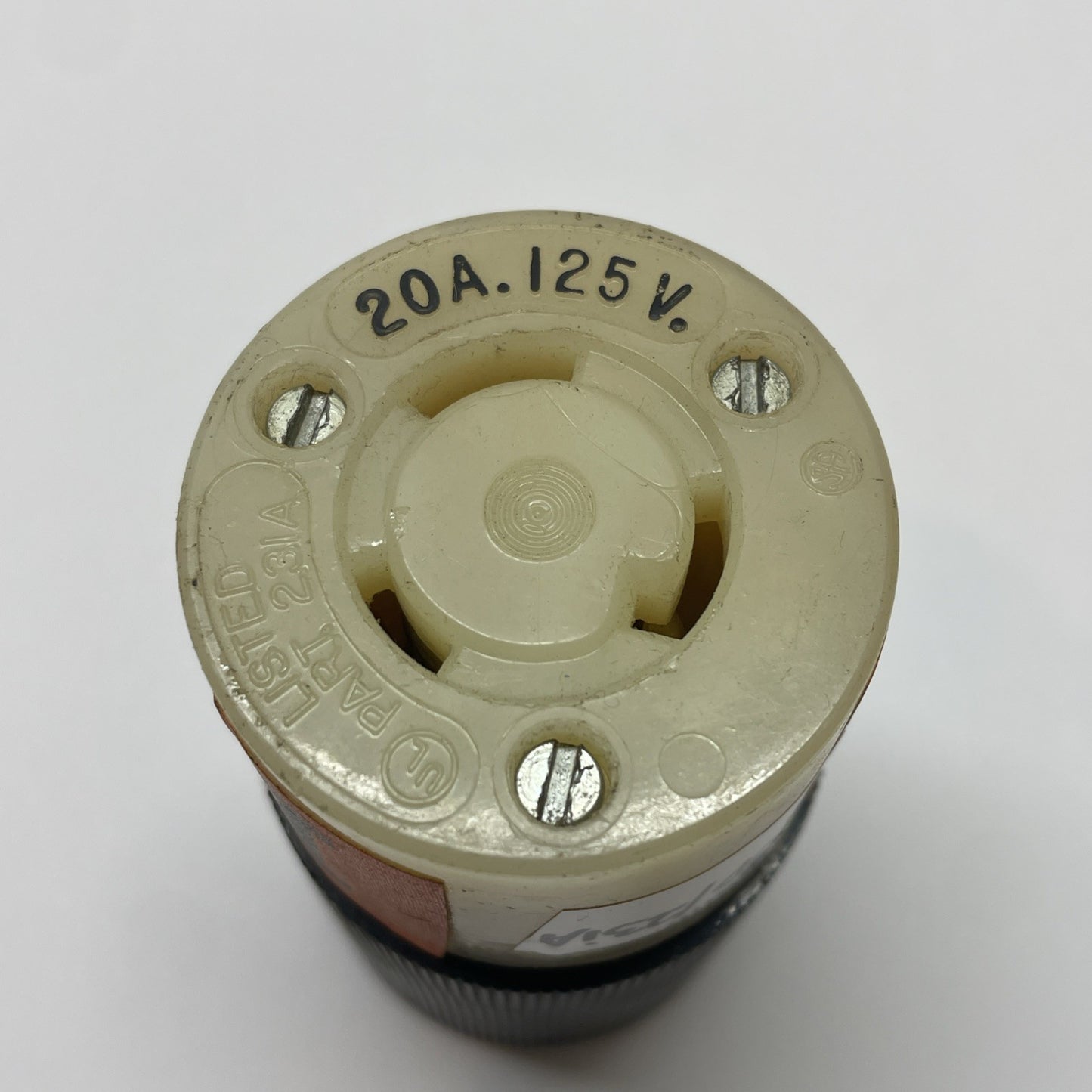 Hubbell 231A  20A 125V TWIST LOCK PLUG