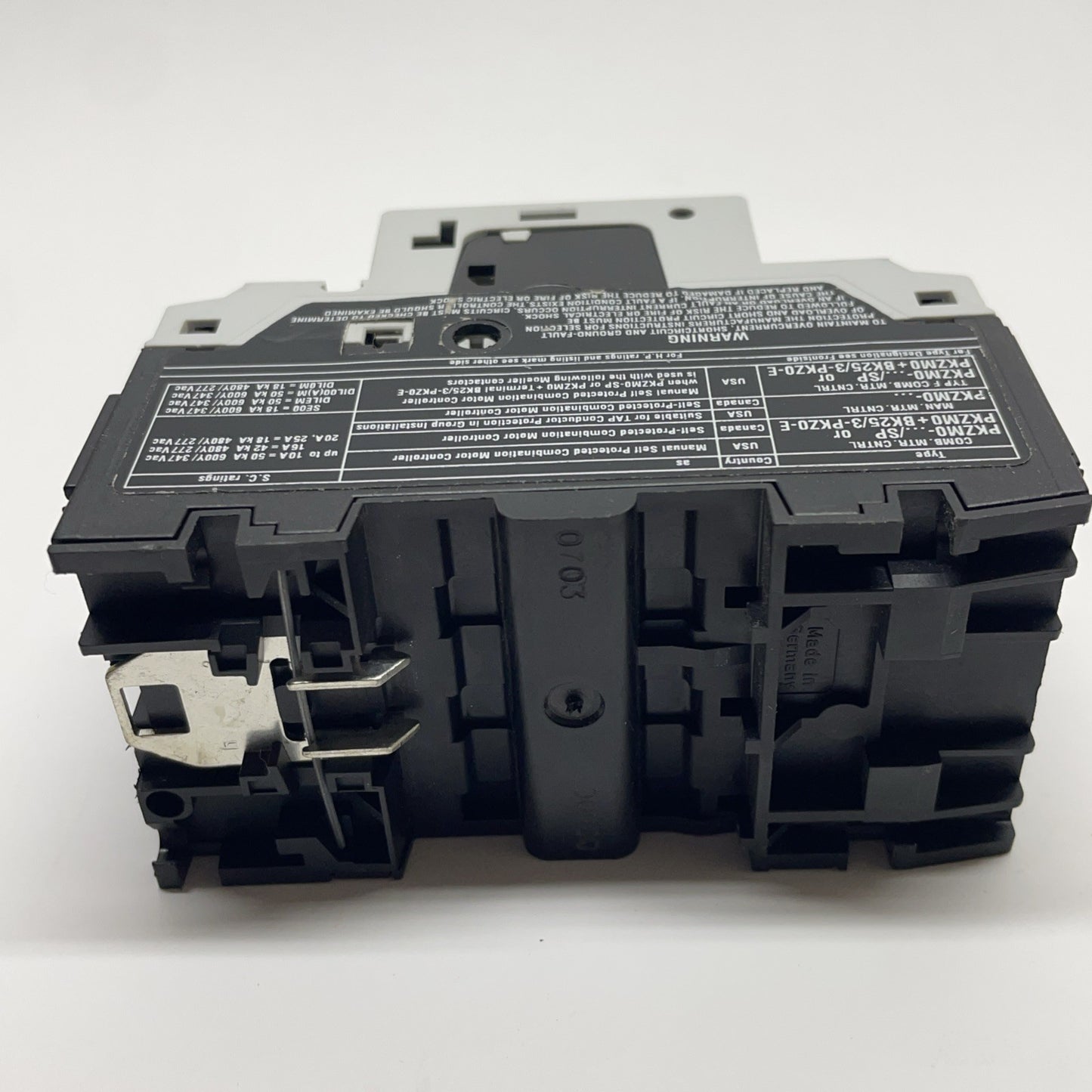 Moeller PKZM0-16 (Ser. 3) Motor Protective Circuit Breaker 3-Pole