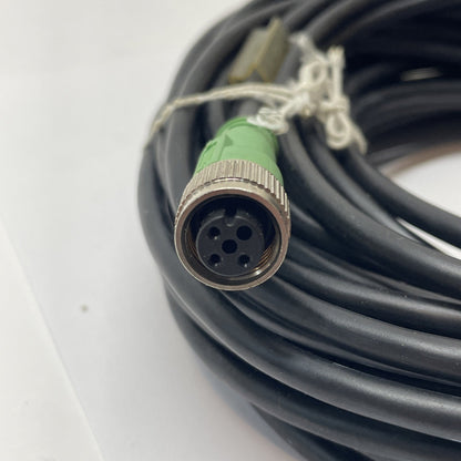 Phoenix 1696688 Sensor Actuator Cable, M12 3-Pin to Flying Leads, 49ft / 15m