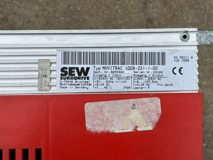 SEW EURODRIVE 1008-231-1-00 AC DRIVE MOVITRAC / D-76646