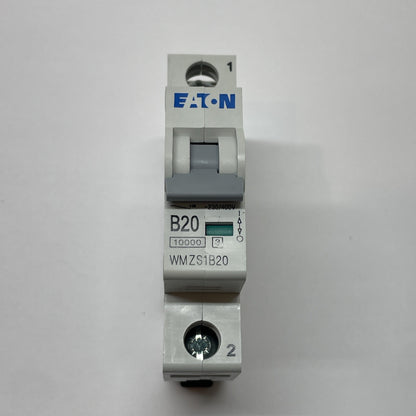 Eaton WMZS1B20 1-Pole 20A 10kA Type B Supplementary Protector UL1077
