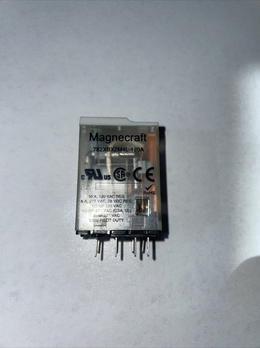 Magnecraft 782XDX2M4L-120A Relay, 120Vac, 50/60Hz - USED