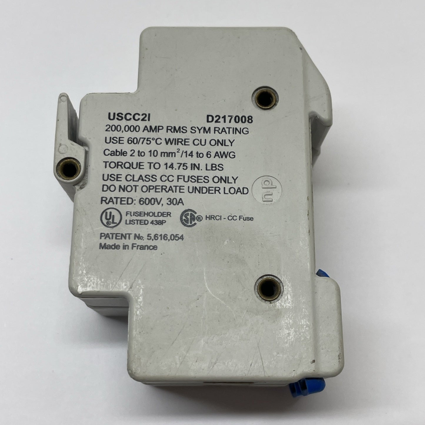 Ferraz Shawmut USCC21 / D217008 Fuse Holder 600 V Class CC