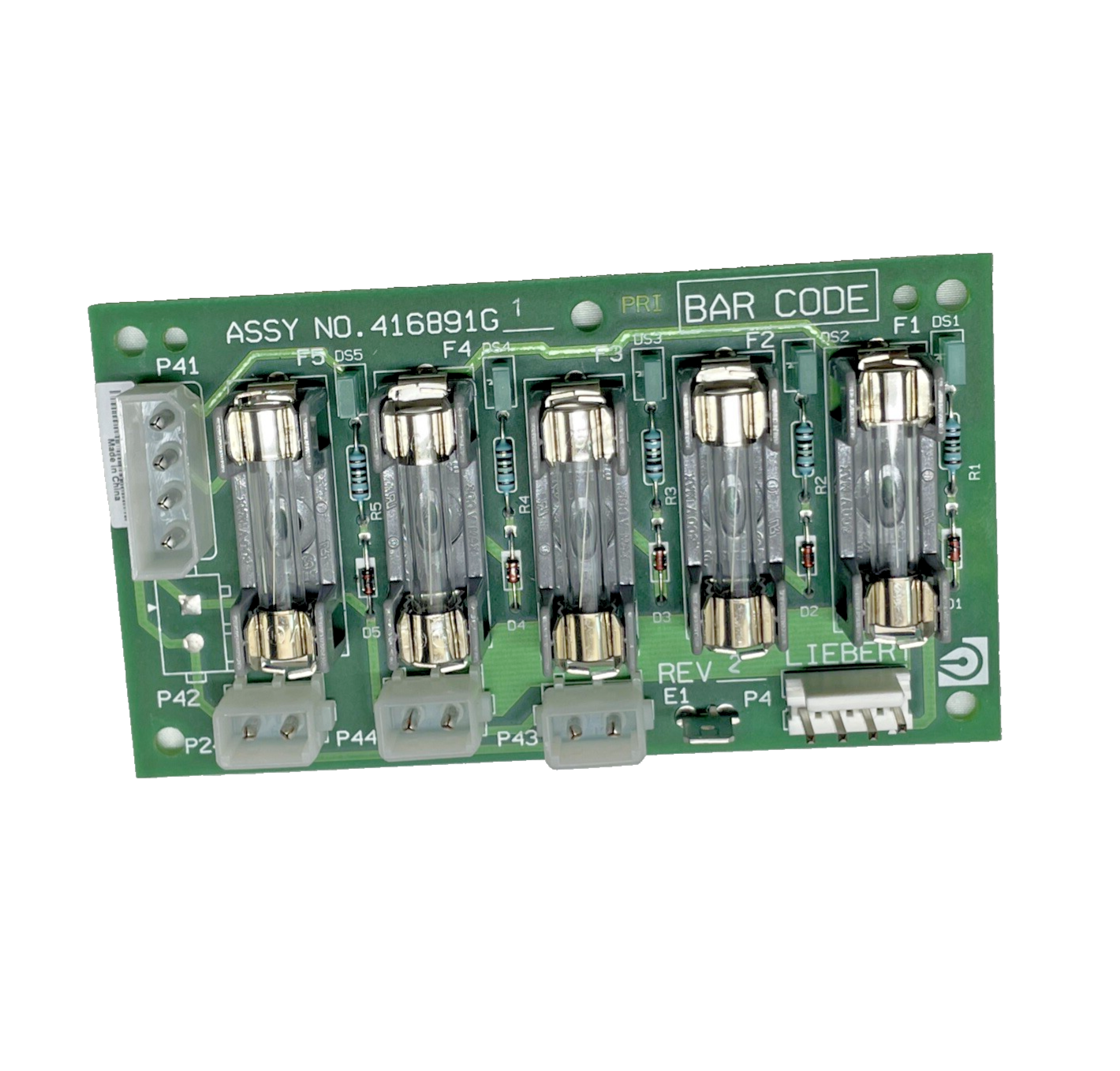 Liebert 416891G-1 Circuit Board Fuse Board Assembly Emerson Network Power REV 2