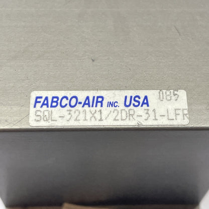 Fabco-Air SQL-321X1/2-DR-31-LFR Double-Rod Pneumatic Cylinder