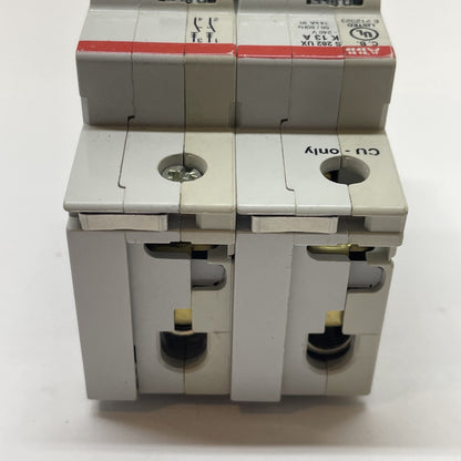 ABB S282UX / S 282 UX-K  K13A ~240V 5 Amp 2 Pole 14KA Circuit Breaker