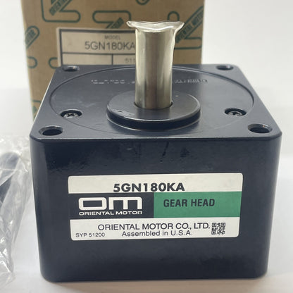 Oriental Motor 5GN180KA Gearhead Parallel Shaft 180 :1 1/2-in Output