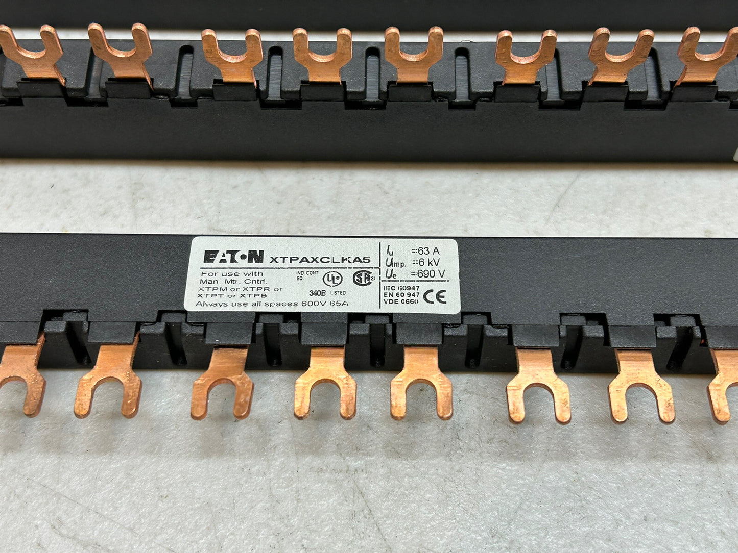 EATON XTPAXCLKA5 / COMMONING LINK 65A 600V / LOT OF 3