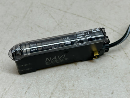 SUNX FX-301H / NAVI DIGITAL FIBER SENSOR INFRARED LED FX-300 / USED AS SAMPLE