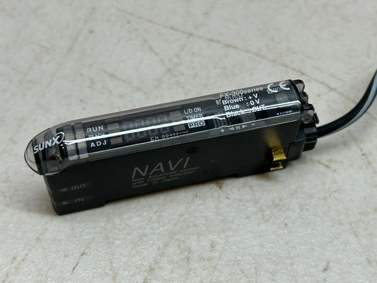 SUNX FX-301H / NAVI DIGITAL FIBER SENSOR INFRARED LED FX-300 / USED AS SAMPLE
