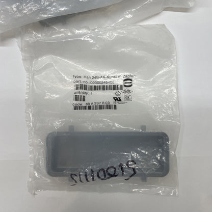 1PC Harting 09300245405, Protective Cap, Size 24B, (New)