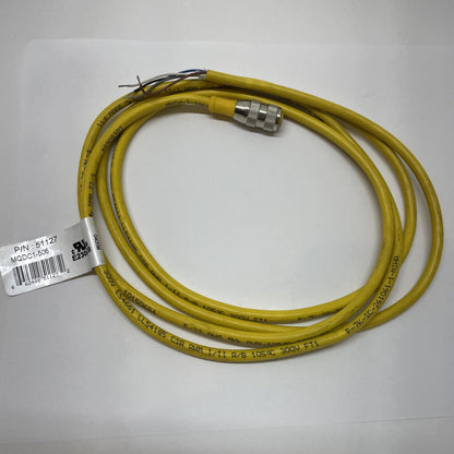 Banner 51127 MQDC1-506 Single-Ended M12 5-Pin Straight Female Cordset 2 m (78")