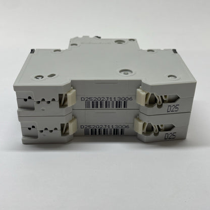 Siemens SENTRON 5SY4 225-8  2-Pole Miniature Circuit Breaker 25A 400V D-Curve