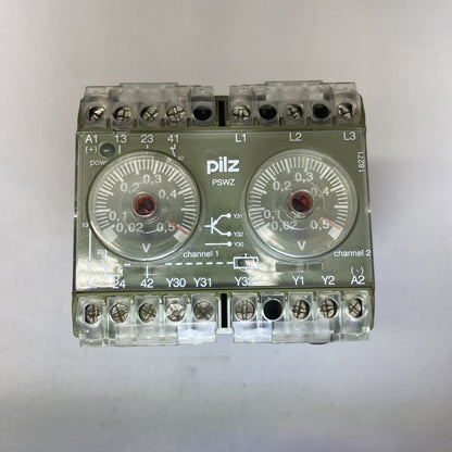 PILZ PSWZ 110VAC 2S/1O 100VAC 6VA 50-60Hz 250VAC 6A 1300VA 6AF/4AT