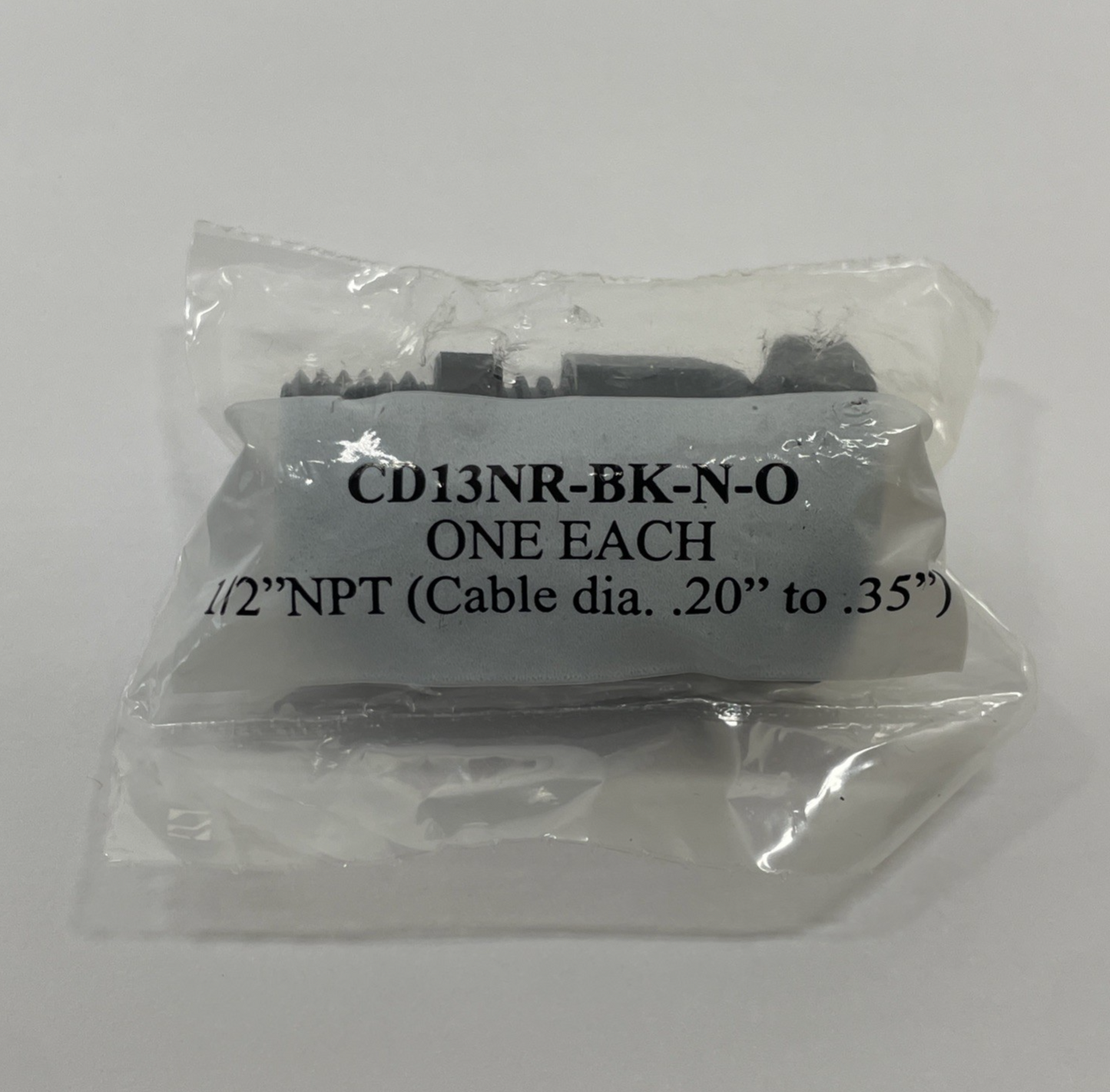 Sealcon CD13NR-BK-N-O  ½″ NPT Black Nylon Dome Cable Gland Strain Relief