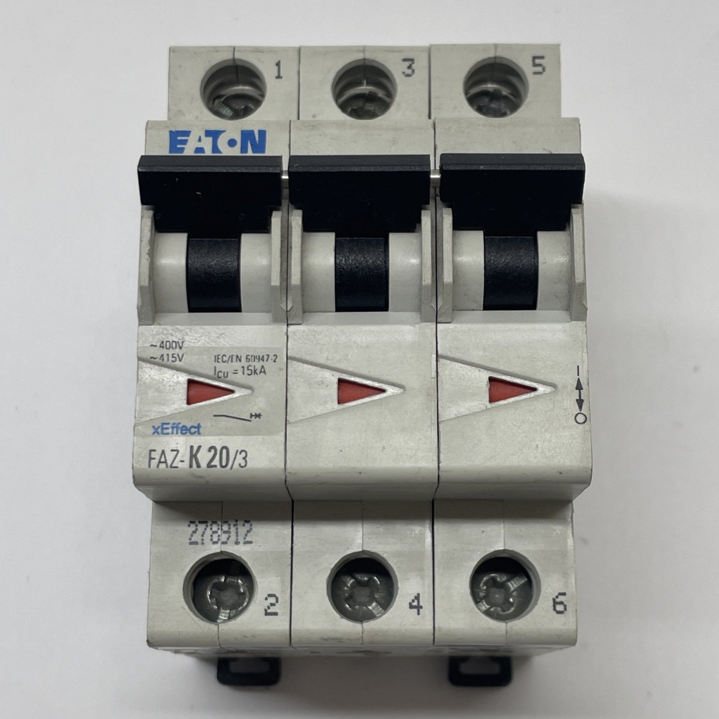Eaton FAZ-K20/3 20A 3-Pole K-Curve Supplementary Protector
