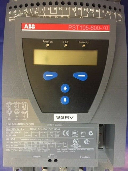 ABB PST105-600-70 SOFT STARTER 1SFA894009R7000(SHIP FROM USA)