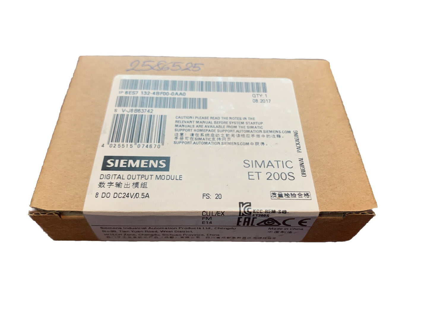 SIEMENS 200S 6ES7-132-4BF00-0AA0 DIGITAL INPUT MODULE 6ESZ132ABF000AA0